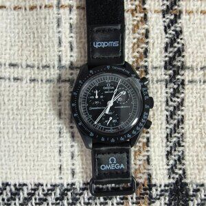 Swatch X Omega Bioceramic Moonswatch Mission To The New Moon Watch